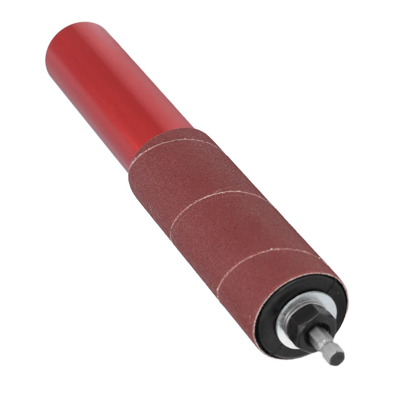 Fafeicy 3/8" Aluminum Alloy Spindle Grinder Adapter Wood Metal Grinding Drum Mandrel