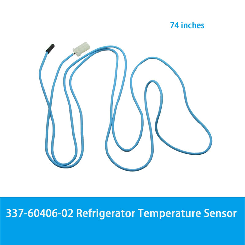 [Australia - AusPower] - 337-60406-02 Blue Coil Temperature Sensor 74 Inches Cable 337-60405-02 Replacement Traulsen Probes G10010,G10011,G10012,G10013,G10020,G10021 1 Year Replacement Service 