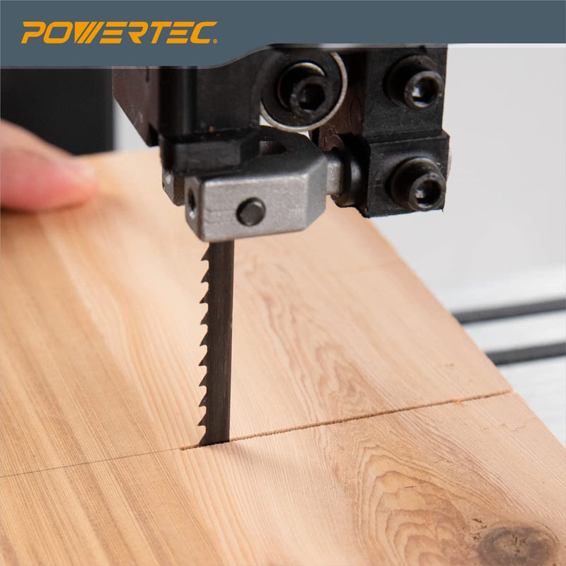 [Australia - AusPower] - POWERTEC 56-7/8 Inch Bandsaw Blades, 1/4" x 14 TPI Band Saw Blades for Sears Craftsman, Shopcraft, and Duracraft 3-Wheel Band Saw for Woodworking, 2 Pack (13213-P2) 56-7/8" x 1/4" x 14TPI, 2PK 1/4" x 14 TPI, 2 PK 