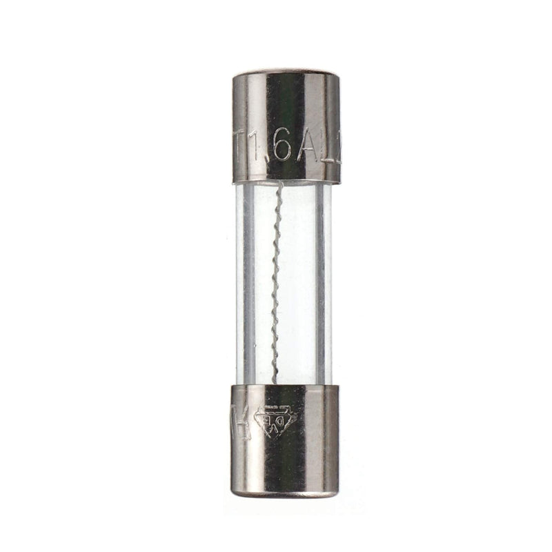 [Australia - AusPower] - BOJACK T1.6AL250V 5x20mm 1.6A 250V Slow Impact Glass Fuses 1.6 Amp 250 Volt 0.2 x 0.78 Inch Glass Tube Delay Fuses (Pack of 20) T1.6A 