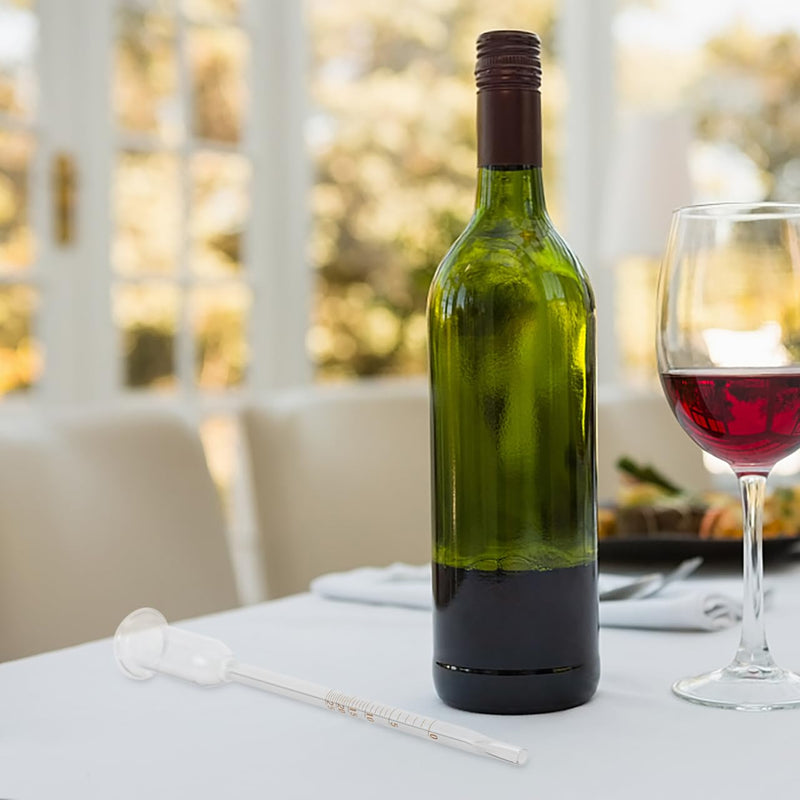[Australia - AusPower] - Glass Alcohol Meter for Wine, 0-25% Alcohol Tester,Vinometer for Wine Accurate Vinometer 