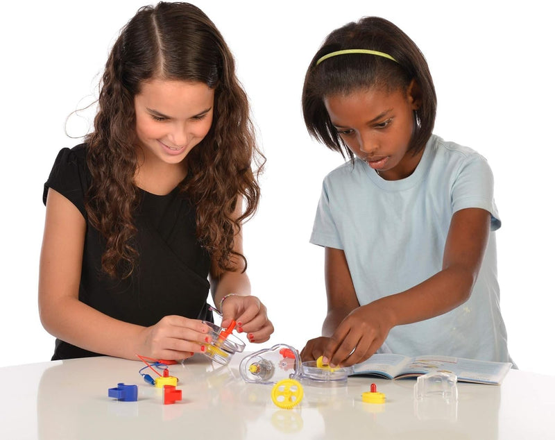 [Australia - AusPower] - Thames & Kosmos Motors & Generators Science Kit | 25 Guided STEM Experiment Lessons | 48 Page Color Student Guide | Grades 3-6 | Ages 8+ | Play & Learn | Parents' Choice Silver Award Winner 