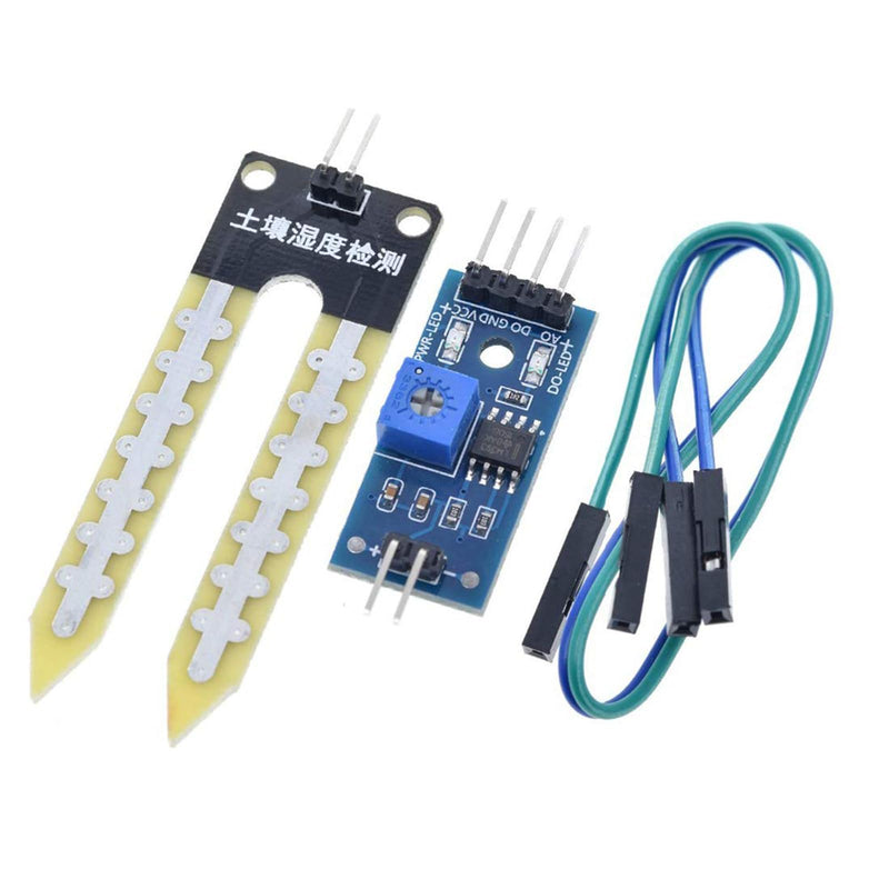 [Australia - AusPower] - 20 Pieces of LM393 3.3V-5V Soil Moisture Detection Sensor, Soil Humidity Sensor,Soil Hygrometer for Arduino Automatic Watering Systems,Robots, and Smart Cars 