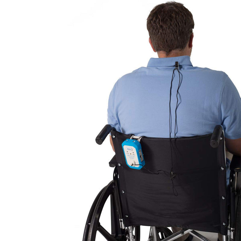 [Australia - AusPower] - Patient Aid Advanced Floor and Chair Alarm for Fall Prevention with Magnetic Pull Cord, 10" x 15" Alarm Pad with Pressure Motion Sensor, 3 Mounting & Ring Chime Options, with AC Adapter & 9V Battery Chair Pad 