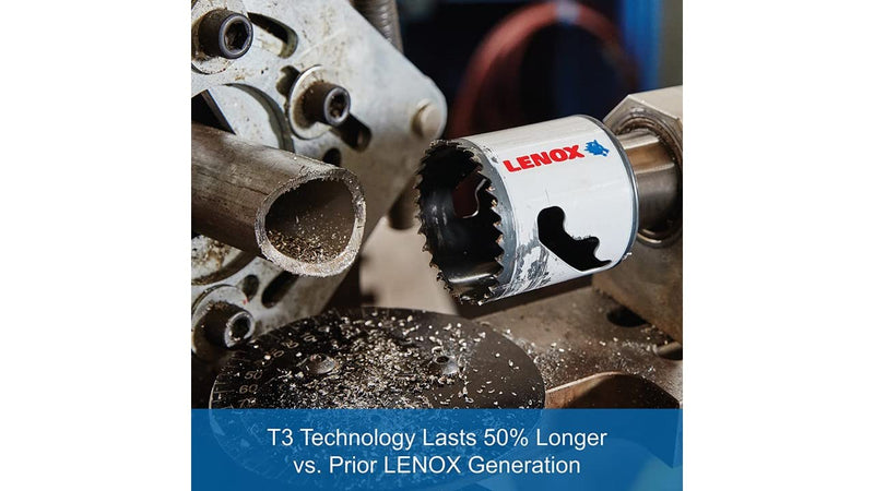 [Australia - AusPower] - LENOX Tools Bi-Metal Speed Slot Arbored Hole Saw with T3 Technology, 1-5/16" 1-5/16-Inch 