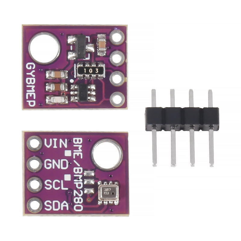 [Australia - AusPower] - 6PCS BMP280-5V Atmospheric Pressure Sensor Temperature Humidity Sensor Modules (BMP280 5V) 