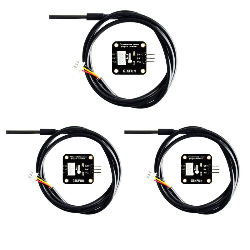 [Australia - AusPower] - Gikfun DS18B20 & TDS Sensor Bundle: Waterproof Temperature & Water Quality Test Kit 