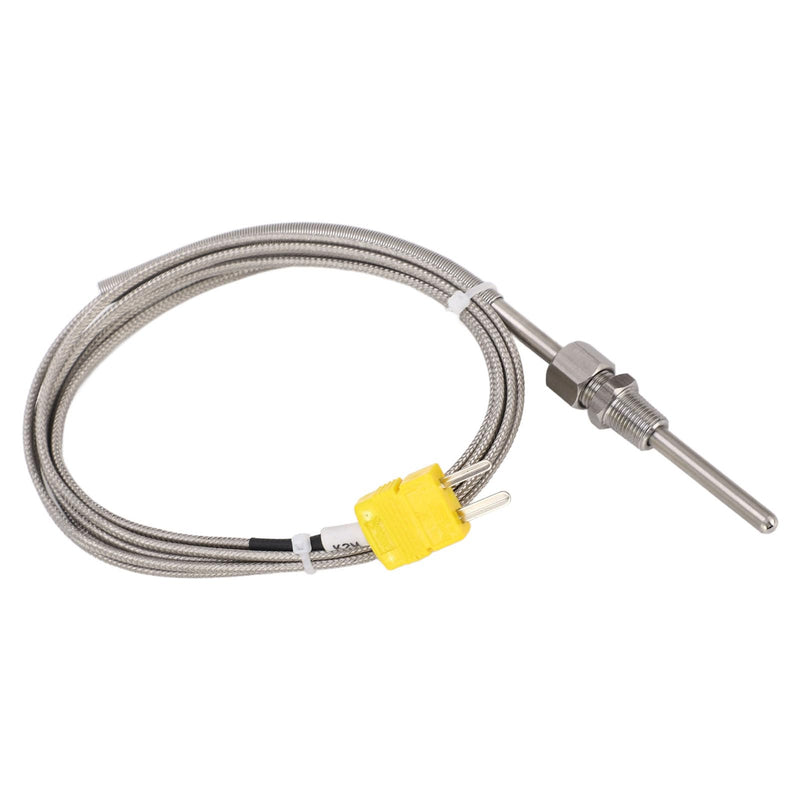 [Australia - AusPower] - K Type Thermocouple 1/8 NPT 80mm Probe for Industrial Temperature Measurement with -100 to 1250 ℃ Range 