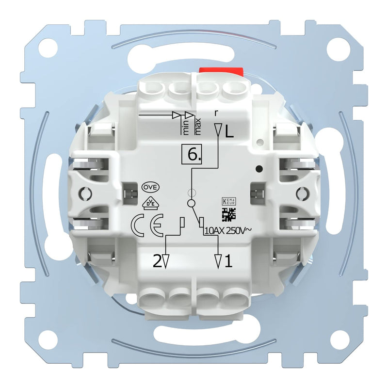 Schneider Electric Merten Off and Toggle Switch Insert, MEG3116-0000 | Flush-mounted, 1-pole, 1 piece 10 amp single