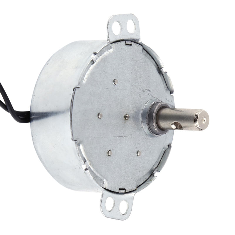 Synchronous Motor, 50/60Hz Frequency 220-240V AC Synchronous Motor Gear Motor 4W Gear Motor CW/CCW, Pyramid Motor Quiet for Microwave Oven Turntable (2.5-3RPM) 2.5-3 rpm