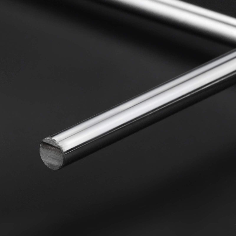 2PCS 8mmX500mm Linear Motion Rod Shaft Guide Diameter 8mm for DIY Craft Tool (2pcs)500mm