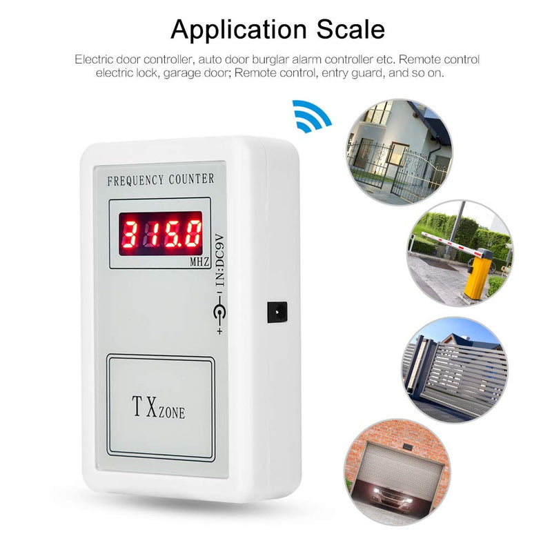 [Australia - AusPower] - Multi-Function Compatibility Remote Controller Frequency Tester, Universal 250-450 MHZ Handheld Digital Frequency Meter Counter Remote Control Tester Tools 