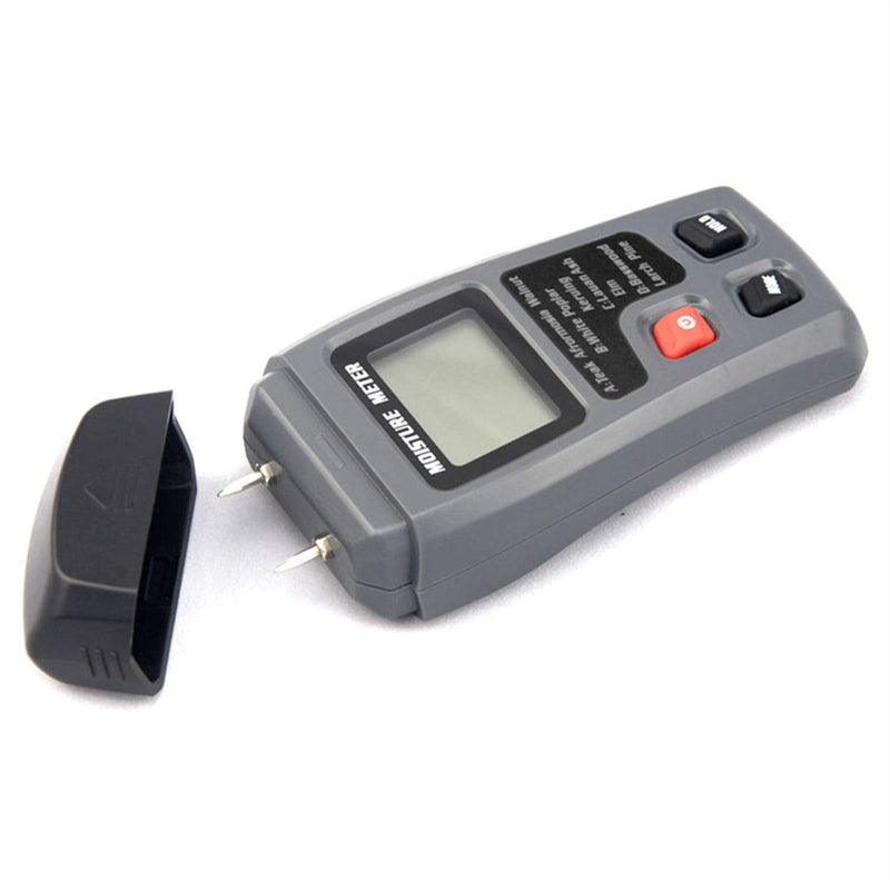 [Australia - AusPower] - BSIDE 2 Pins Wood Moisture Meter Handheld Timber Water Lumber Damp Humidity Firewood Detector Tester Backlit LCD Display Digital Moisture Meter With 4 modes and Data Hold 