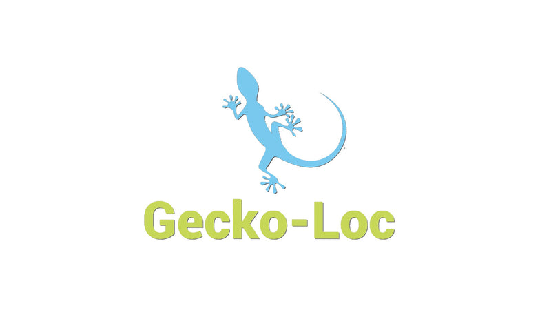 Gecko-Loc Large Combo suction cup wall mount bathroom shower caddy - shampoo storage basket shelf organizer caddie bath shelves - Black