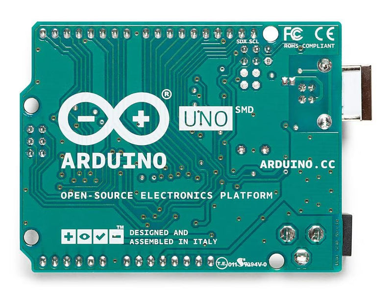 Arduino UNO Rev3 SMD [A000073] - Development Board with ATmega328P Microcontroller, SMD Version, Ideal for Electronic Projects, Robotics, Automation and DIY Applications with Arduino IDE.