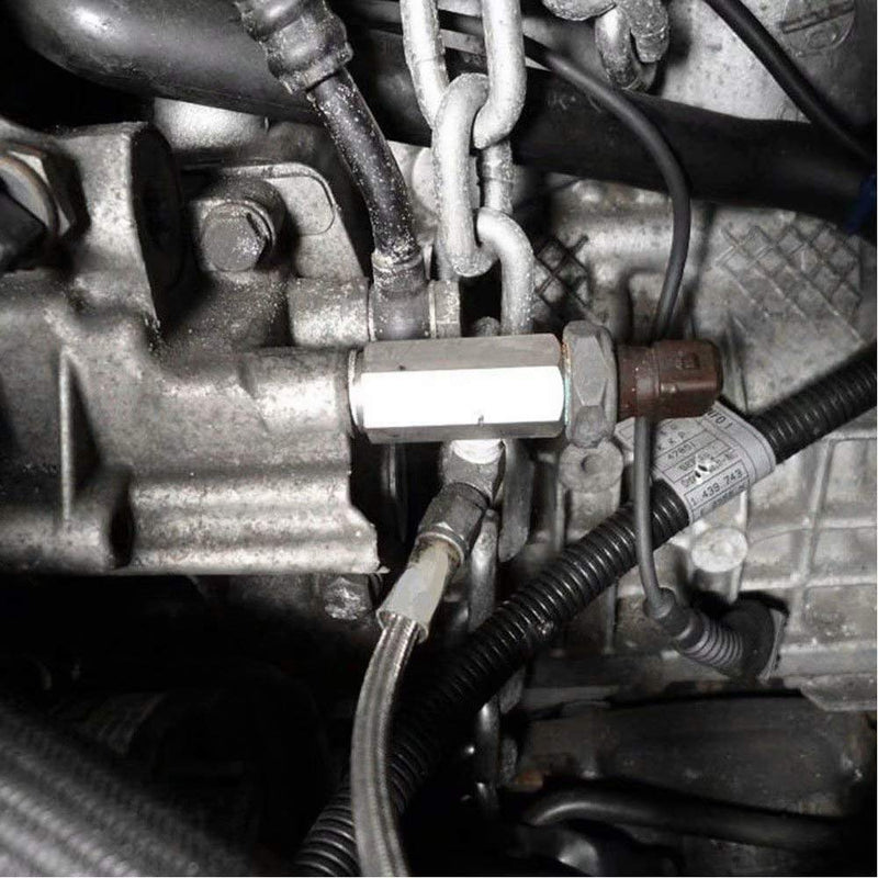 [Australia - AusPower] - Stainless Steel 1/4 NPT Female to 1/4 NPT Male with 1/8 NPT Port Oil Pressure Sensor Tee Use to add oil pressure gauge and Turbo Supply Feed Line 