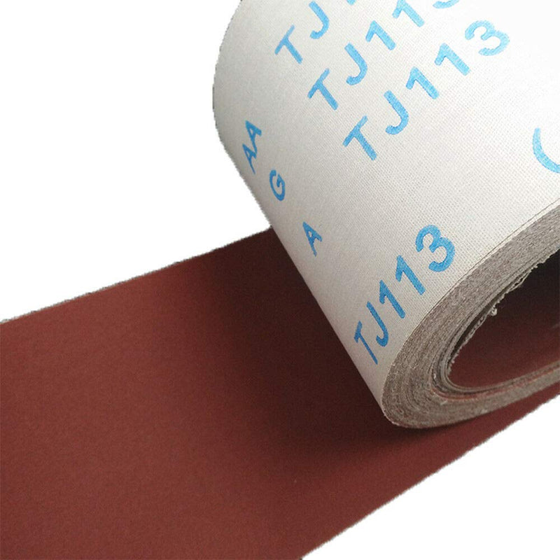 [Australia - AusPower] - BE-TOOL Emery Cloth 1M 120 Grit Sandpaper Roll Flexible Sandpaper Sanding Polishing Tools Widely Used for Contoured Surfaces and Curved Surfaces 120 Grits 