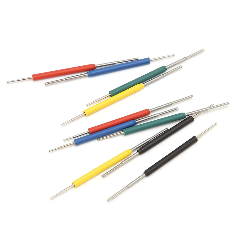 [Australia - AusPower] - Eujgoov 10Pcs Micro IC Hook Clip Mini IC Clamp SOP SOIC Test Leads Clamp Adapter of Multimeter 