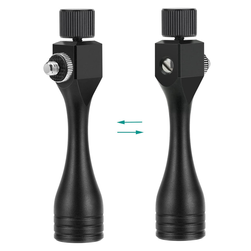 [Australia - AusPower] - Binocular Tripod Adapter 1/4-20Inch Threading, Quick Release Adapter for Attaching Binoculars to a Tripod Detachable Mount（Black） Bino Tripod Adapter Zhongzhen Tripod Mount Adapter Connection screws X1 