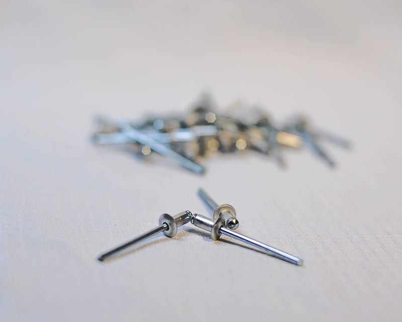 [Australia - AusPower] - 100 Qty Aluminum Blind Rivets (#6-4) 3/16" Diameter x 1/4" Grip (BCP187) 