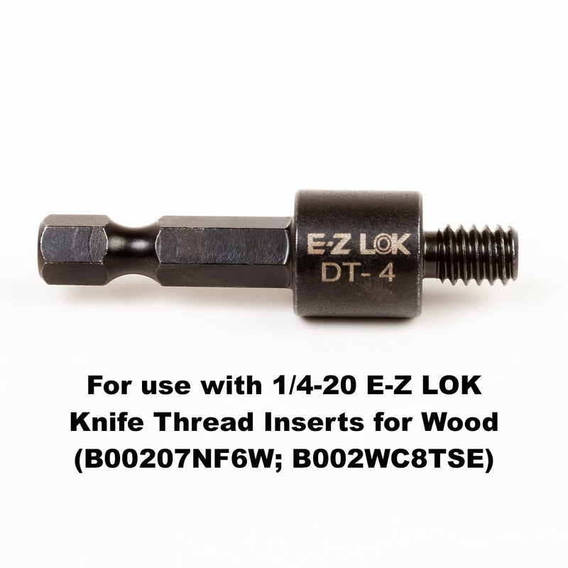 [Australia - AusPower] - E-Z LOK Knife Thread Insert Installation Tool with Threaded Mandrel - 1/4-20 - DT-4 