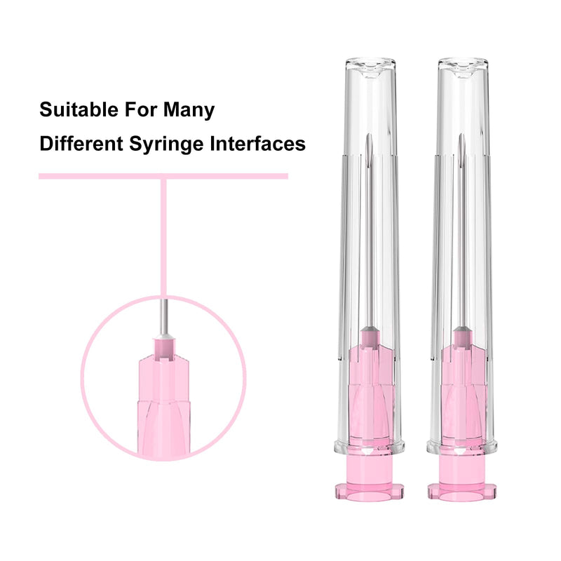 [Australia - AusPower] - 18 Gauge 1.5 Inch Needle, Individually Wrapped, 100 PCS Luer Lock Needles Industrial Dispensing Accessories(18G 1.5-Inch) 18Ga/1.5in 