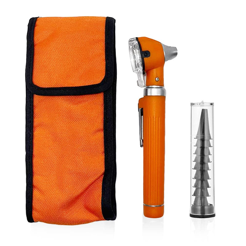 [Australia - AusPower] - OdontoMed2011 - Otoscope 'Mini for Educational and Personal Use - Ideal for Medical and Nurse Students, Paramedics, EMT and Personal Use… (Orange) Orange 