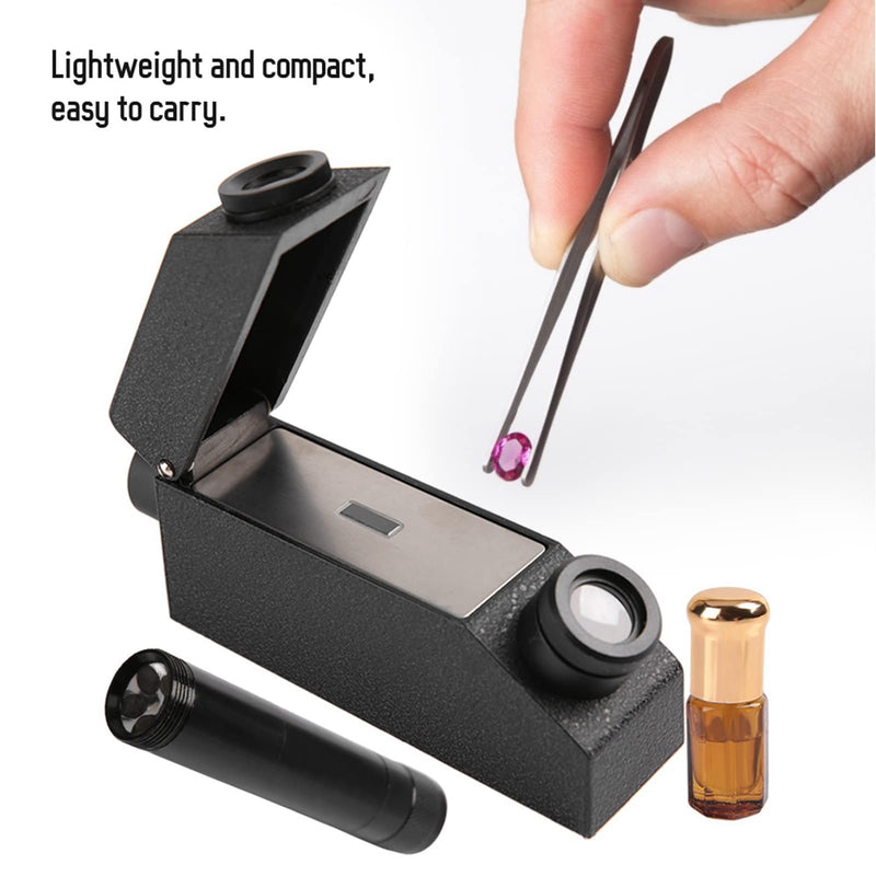 [Australia - AusPower] - Refractometer, Jewelry Refractometer Meter Testing Identification Tool Professional Gemological Refractometer Tester for Measuring Refractive Index 