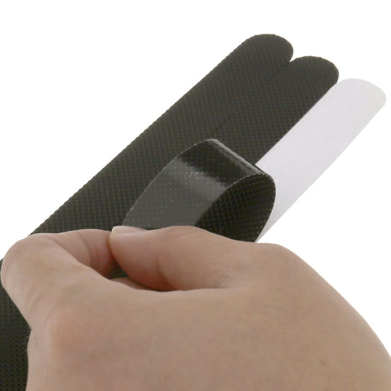 18pcs Black Non-Slip Safety Bathroom Bath Tub Tape Sticker Adhesive Stripes Shower Treads