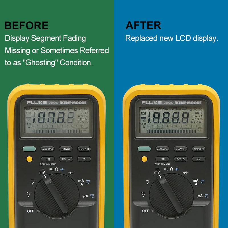 [Australia - AusPower] - Display Replacement for FLUKE 87 87- LLL Kent-Moore J-39200 Digital Multimeter 