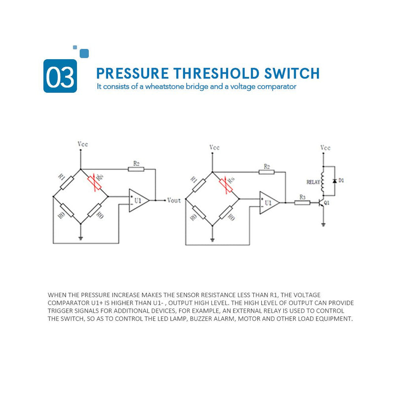 [Australia - AusPower] - Pressure Sensor, RP-S40-ST Thin Film Force Sensor with High Accuracy for Intelligent High-End Seat 