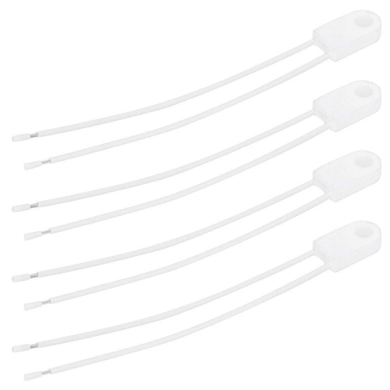 [Australia - AusPower] - 4Pcs Ceramic Thermal Electricity Circuit Overtemperature Protectors 250V 15A 125℃ 