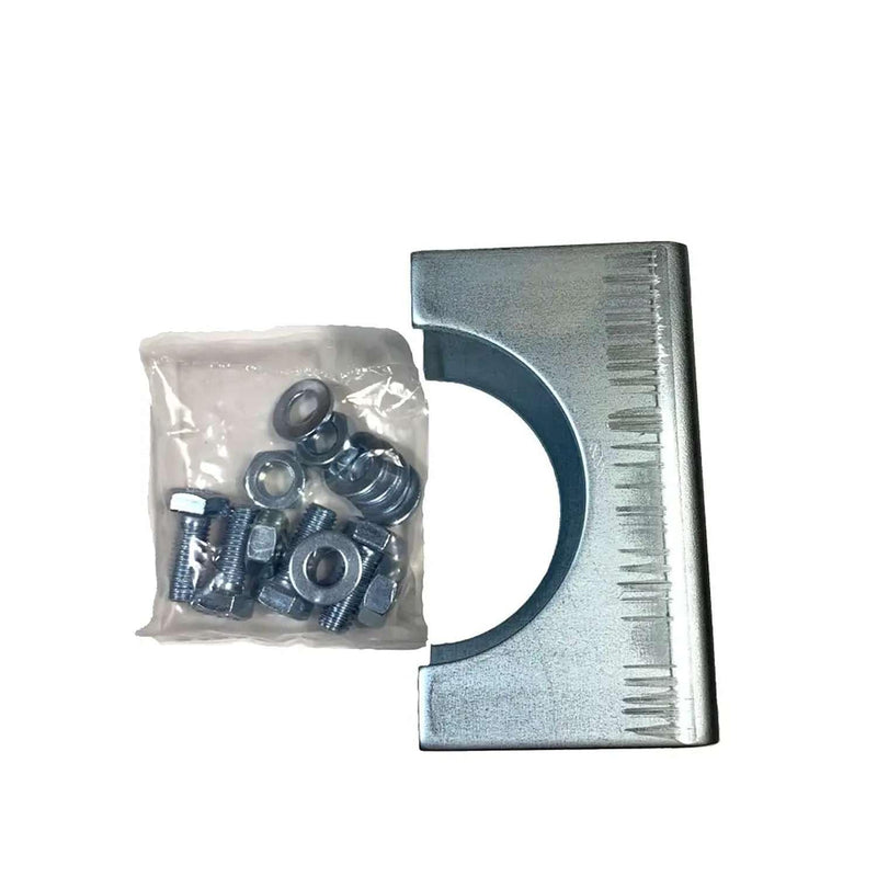 Ghost Controls AX4R Round Post Adapter Brackets to Adapt to 4 inch Round Steel Posts for Automatic Gate Opener Systems