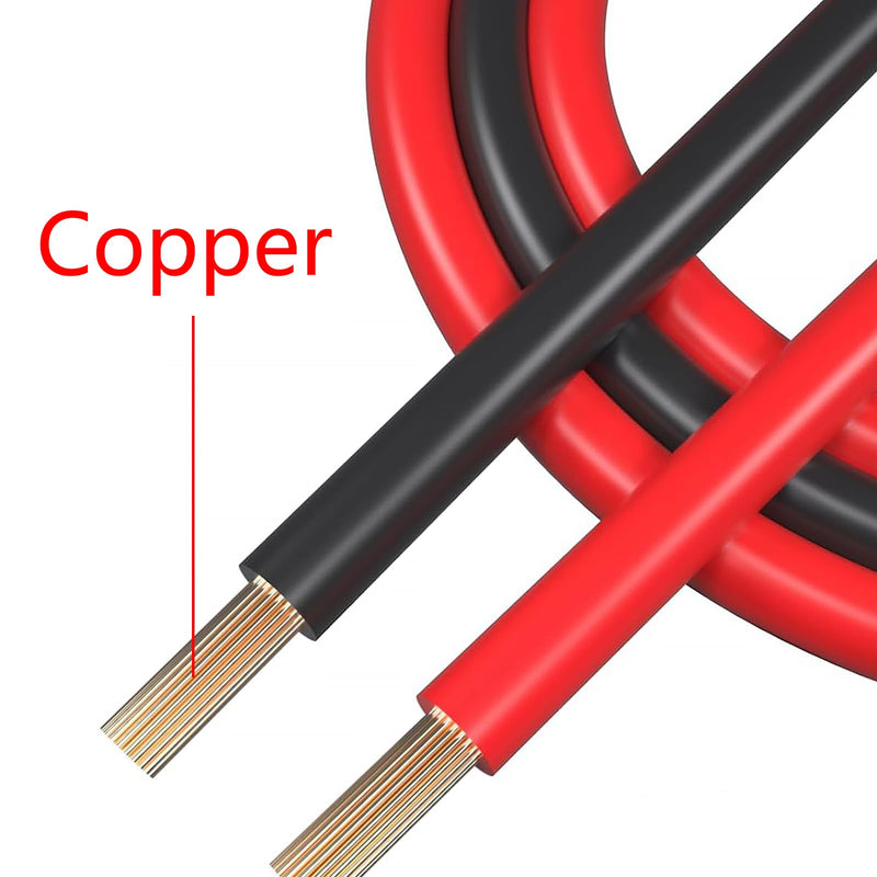 [Australia - AusPower] - 2PCS Stackable 4MM Banana to Banana Plug Test Leads Banana Plug Test Cables 1m/3.28ft for Electrical Testing Multimeter(Red+Black) 2pcs 