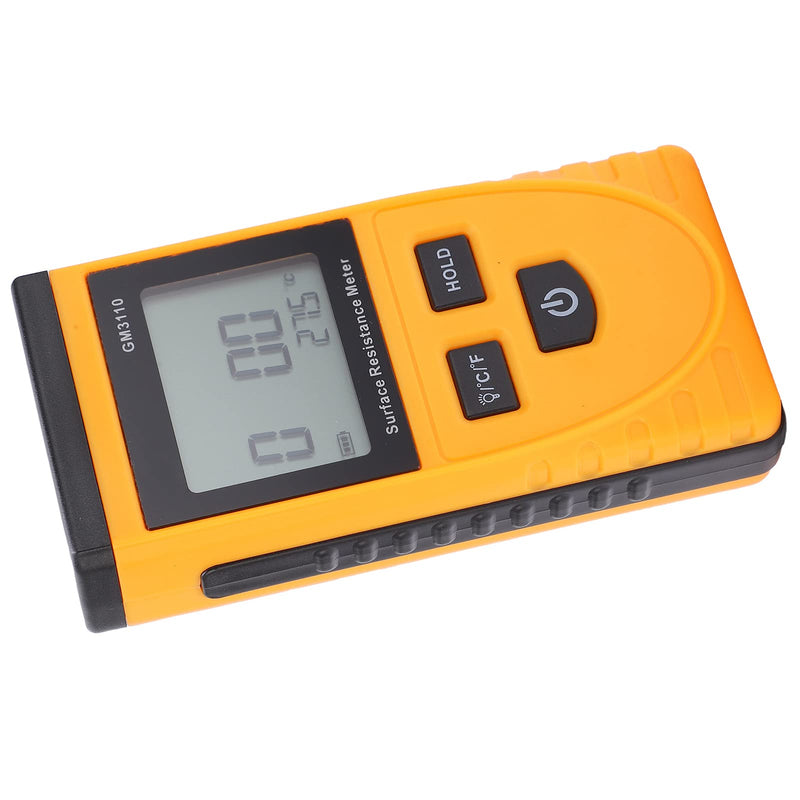 [Australia - AusPower] - Resistance Meter,GM3110 Surface Resistance Meter High Accuracy Digital Display Anti‑Static High‑Definition Backlight Resistance Tester 