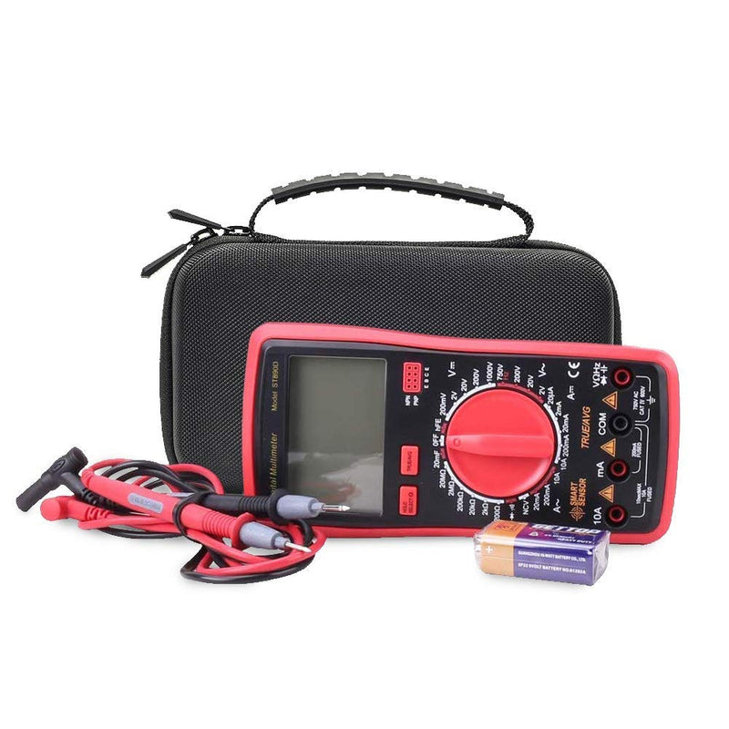[Australia - AusPower] - RLSOCO Hard Case for AstroAI Digital Multimeter and Analyzer TRMS 6000 & KAIWEETS Digital Multimeter TRMS 6000 Counts Volt Meter Auto-Ranging Tester (Case Only) 02 