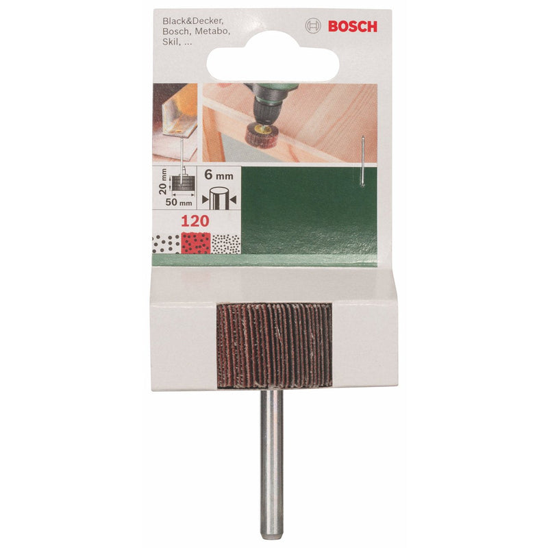 Bosch 2609256283 DIY Flap Grinder Diameter 50 x 20 mm G120 (1) 120 grit