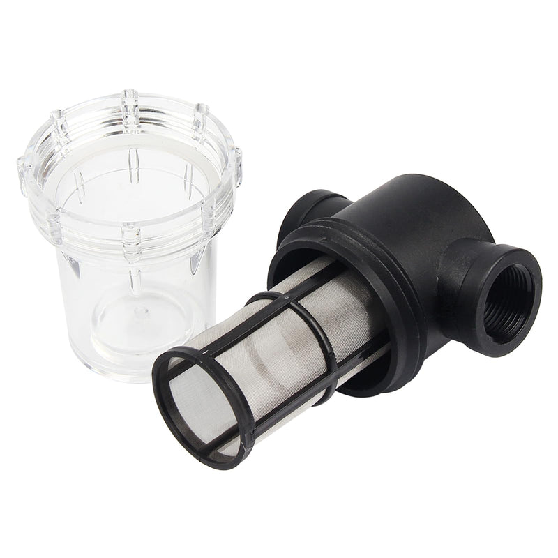 [Australia - AusPower] - AutoRocking 1" Female NPT in-Line Strainer with 100 Mesh Stainless Steel Filter Screen (MWP 150 PSI) 