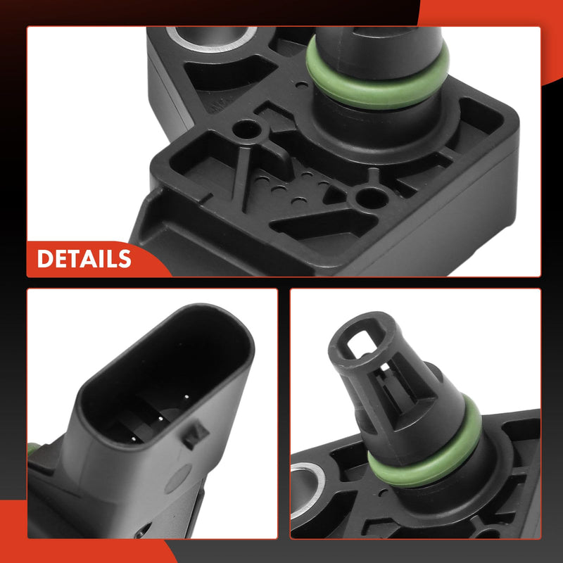 [Australia - AusPower] - A-Premium Manifold Absolute Pressure Sensor [4 Pins] Compatible with Ford Explorer 2020-2024, Escape 2020-2022, Edge 2019-2024, Mustang 2020-2022, Ranger, Bronco Sport & Lincoln Corsair, Nautilus 