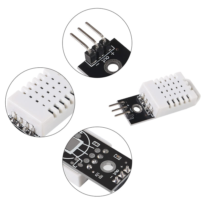 [Australia - AusPower] - 6PCS DHT22/AM2302 Digital Temperature and Humidity Sensor Module 3Pin Temperature Humidity Monitor Sensors Replace SHT11 SHT15 Module with Cable for Arduino Electronic Practice DIY 6pcs 