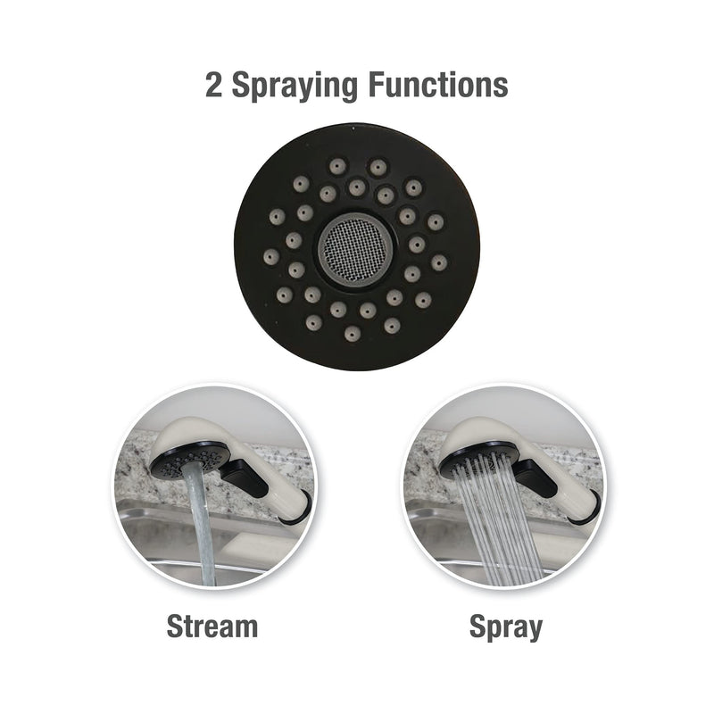 Danco Kitchen Pullout Spray Head, White, (10415)