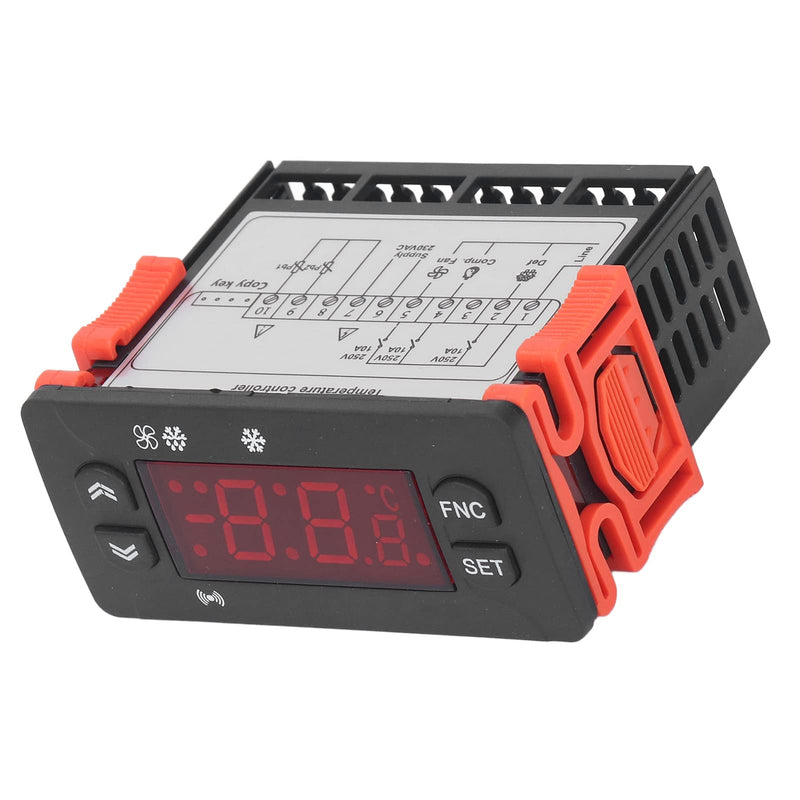 [Australia - AusPower] - Digital Temperature Controller, Microcomputer Temperature Controller, Fahrenheit Celsius, Switchable Cooling Controller for Refrigerator, 230VAC 