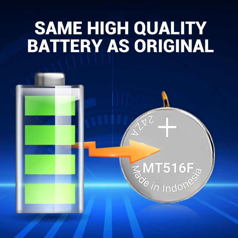 [Australia - AusPower] - 295-7600 Battery, Compatible with Citizen Eco-Drive 295-76/295-7600 A930 A980 B020 B023 A930 A980 MT516 MT516F Sealed Capacitor Rechargeable Battery 