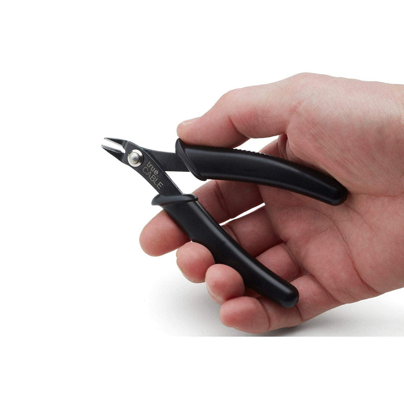[Australia - AusPower] - trueCABLE Precision Sharp Flush Cutter, 5” Side Cutting Pliers, Hardened Carbon Steel Tool, Durable Construction, Cut Wire Up To 16 AWG 1 Pack 