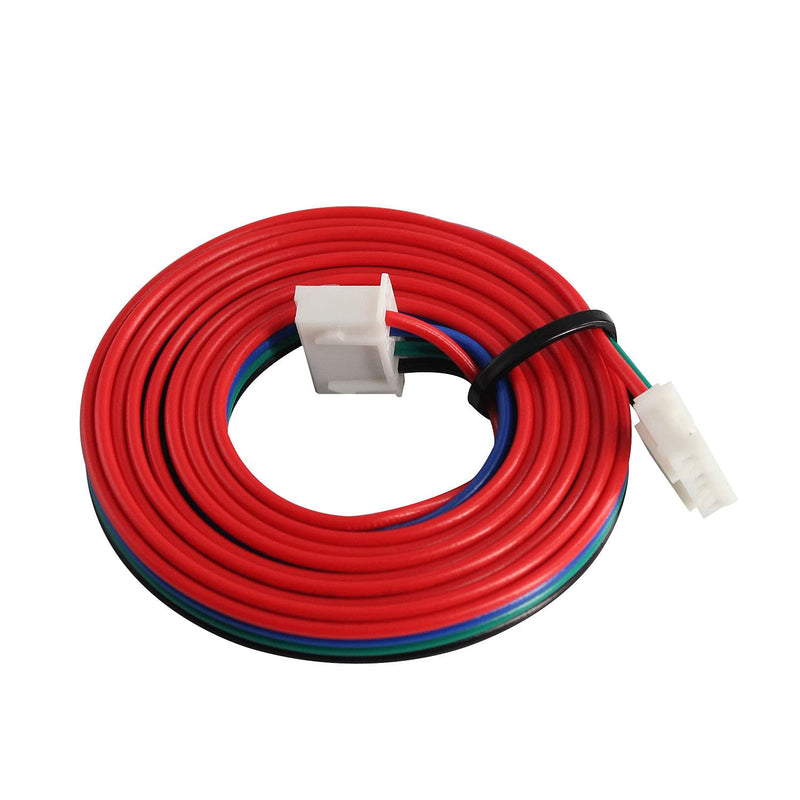 [Australia - AusPower] - Nema 17 Stepper Motor 42-48 1.5A-3.8V 2 Phase 4 Wires 1.8 Degrees with 39.3 inch Cable for Creality CR-10 10S Ender 3 3D Printer/CNC extruder and Y-axis 