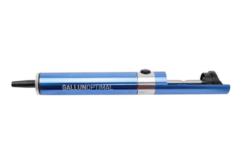 Professional Desoldering Pump All-Metal Housing in Blue with ESD Teflon Tip and High Suction Power All-metal design