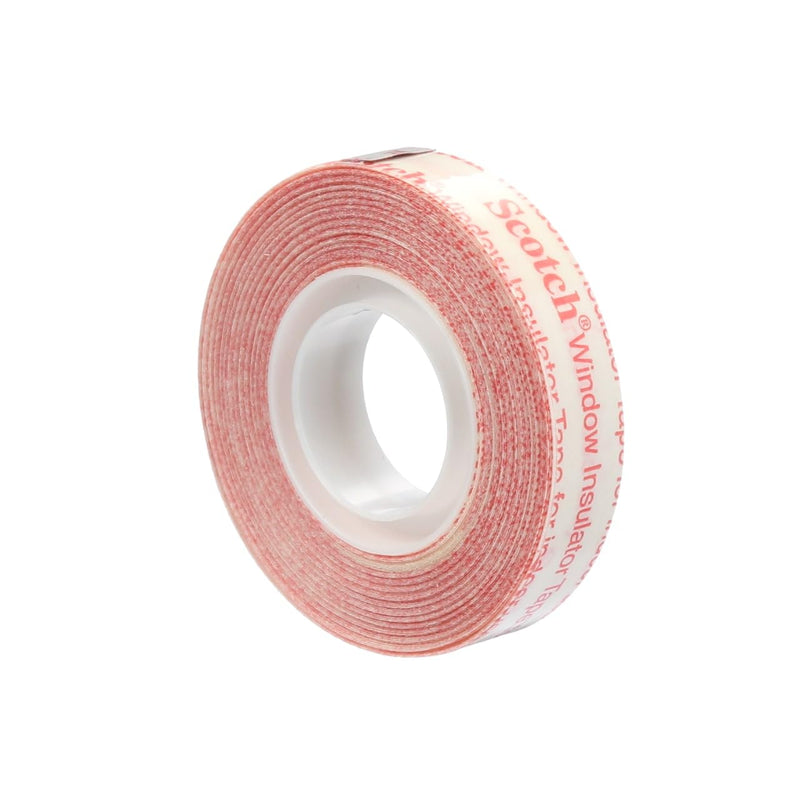 3M Window Film Mounting Tape, 1/2" in x 13.8 yd Roll, For Use with 3M Window Insulator Kits, Use on Painted Wood, Aluminum, and Vinyl-Clad Molding and More, Indoor Use, Easy to Apply (2145C)