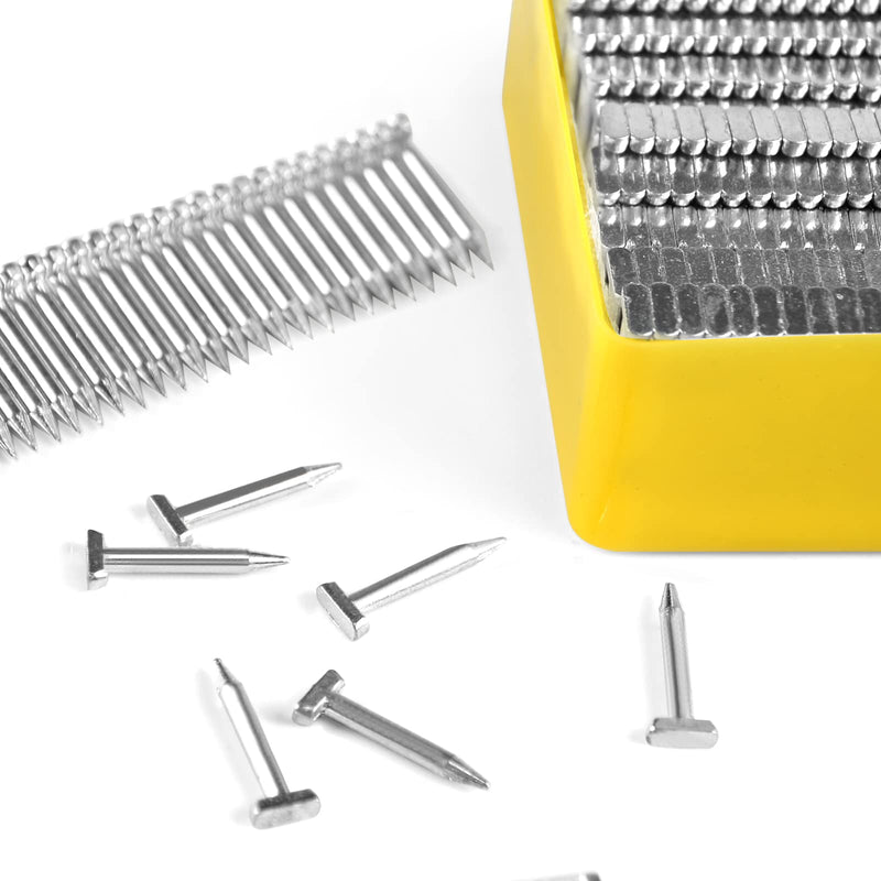 [Australia - AusPower] - KIMSING 14 Gauge 3/4'' Length Concrete Nails Concrete T-Nails for Concrete Nailers Smooth Shank 800 PCS/BOX 3/4" (18 mm) 