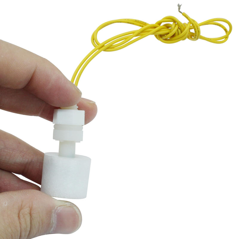 [Australia - AusPower] - Piutouyar 5 Pack PP Plastic Float Switch, Right Angle White Fish Tank Liquid Water Level Sensor 