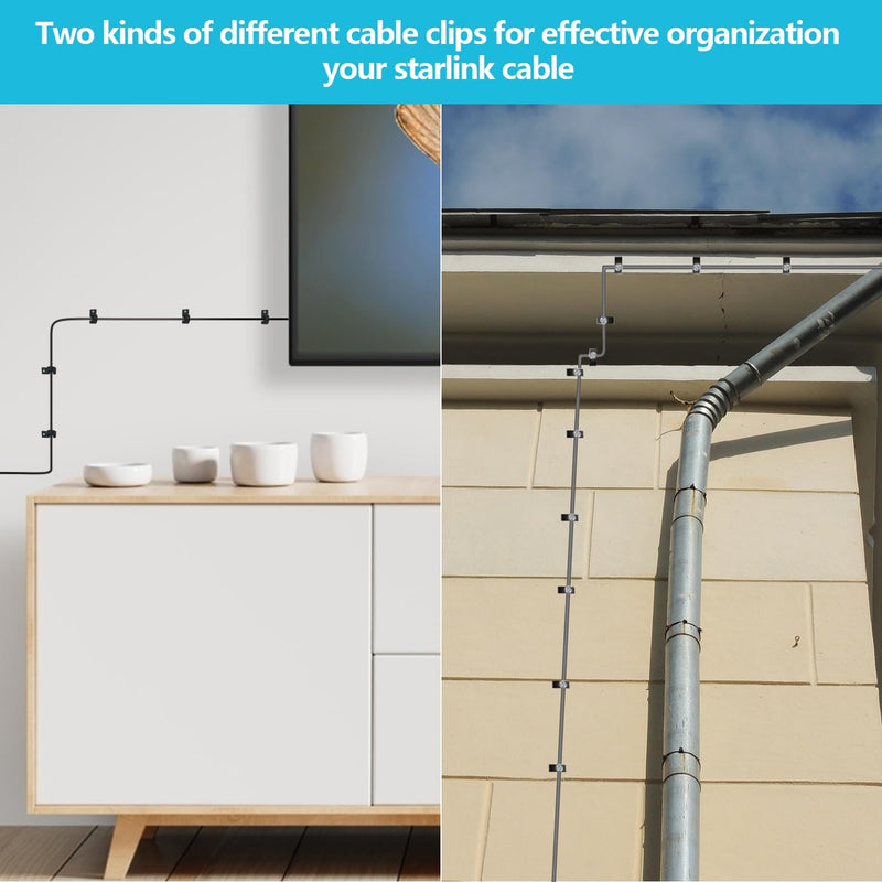 1 inch cable routing kit for starlink,4pcs wall grommet bushing starlink masonry routing kit including threading cables tool through wall for star link cable routers ethernet adapter Starlink Cable Routing Kit